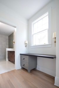 Gray Painted Hall Desk